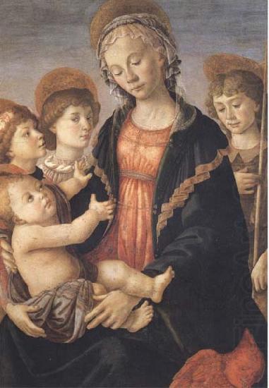 Sandro Botticelli Madonna and Child with St John and two Saints china oil painting image